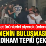 Market ürünlerini yiyerek ünlenmişti: TikTok fenomeninin buluşmasında izdiham
